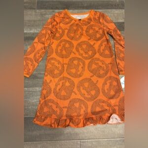 Festive Orange Pumpkin Nightgown